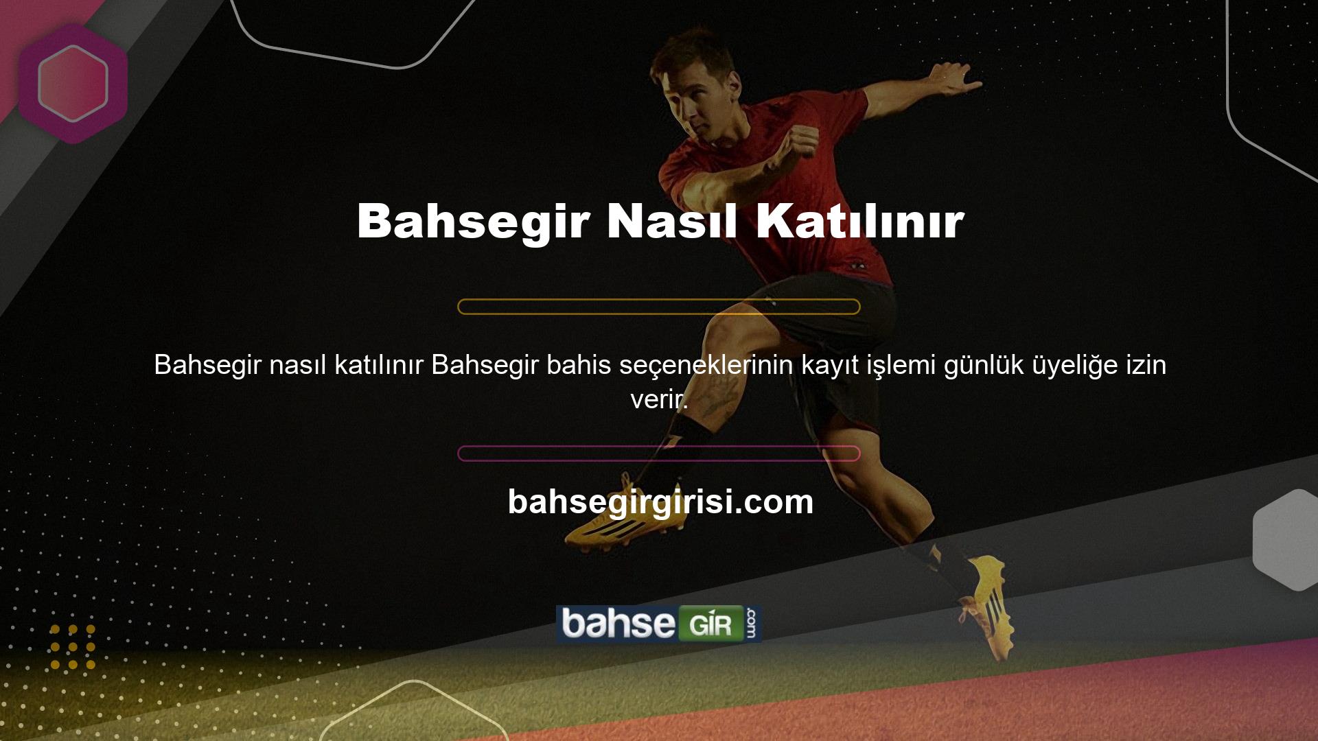 Bahsegir, futbol da dahil olmak üzere çeşitli spor dallarına canlı bahis sunmaktadır