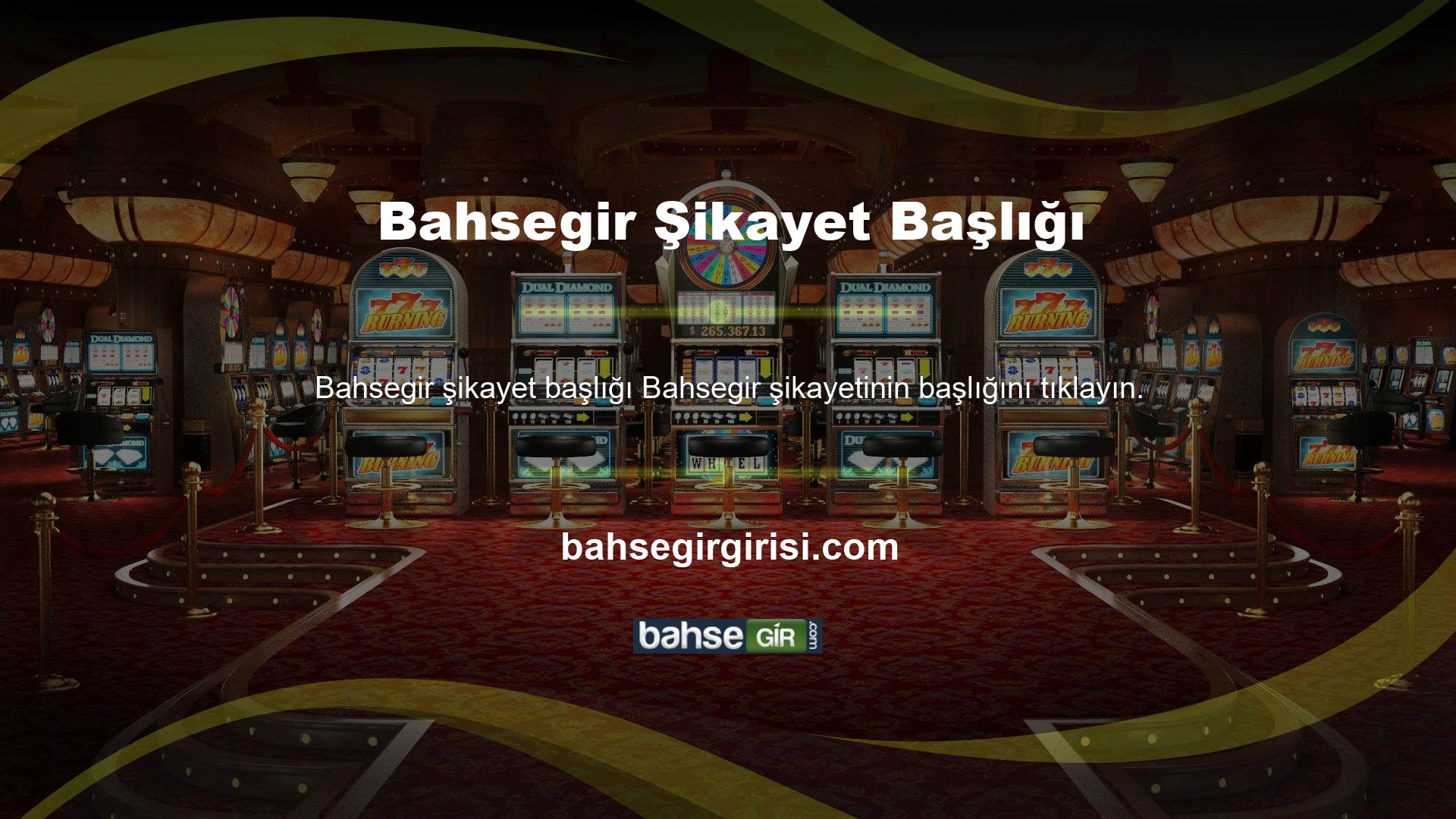 Tüm oyunlara tıklayarak veya sağ tarafta arayarak bonusunuzu keşfedin