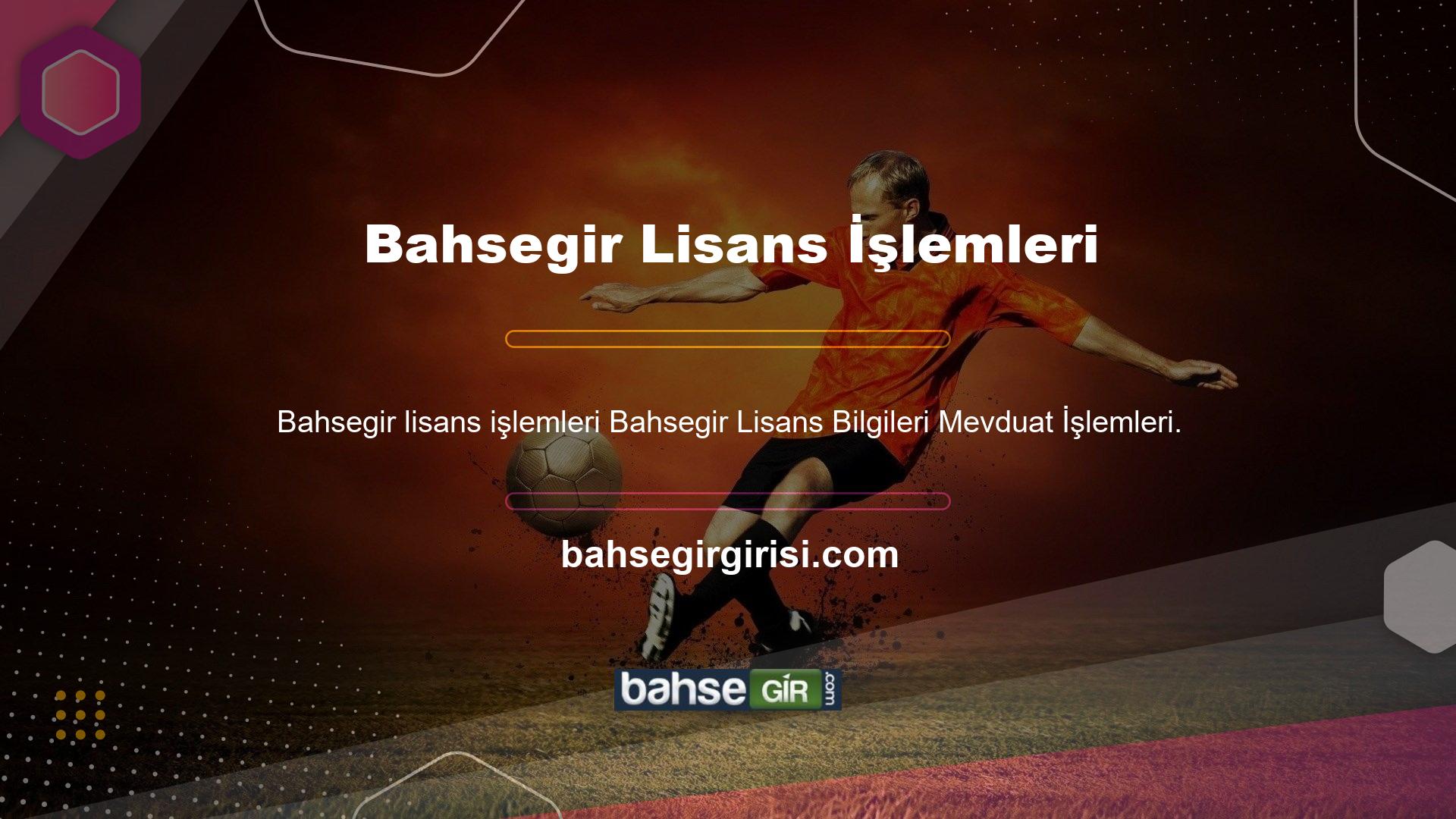 Bir bahis sitesi kullanmaya karar veren herkesin kontrol etmesi gereken ilk şeylerden biri şirketin lisans bilgileridir